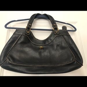 Rafe New York blue leather handbag